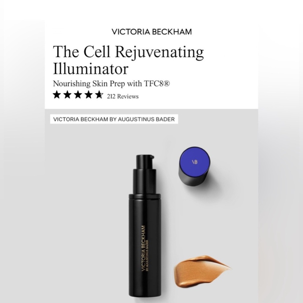 Victoria Beckham Cell Rejuvenating Priming Moisturizer-Golden. Brand New in Box!